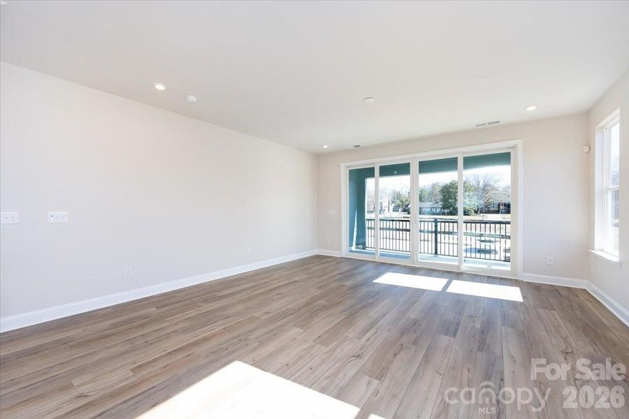 Second Floor Living Room with Ample Light Second Floor Living Room with Ample Light