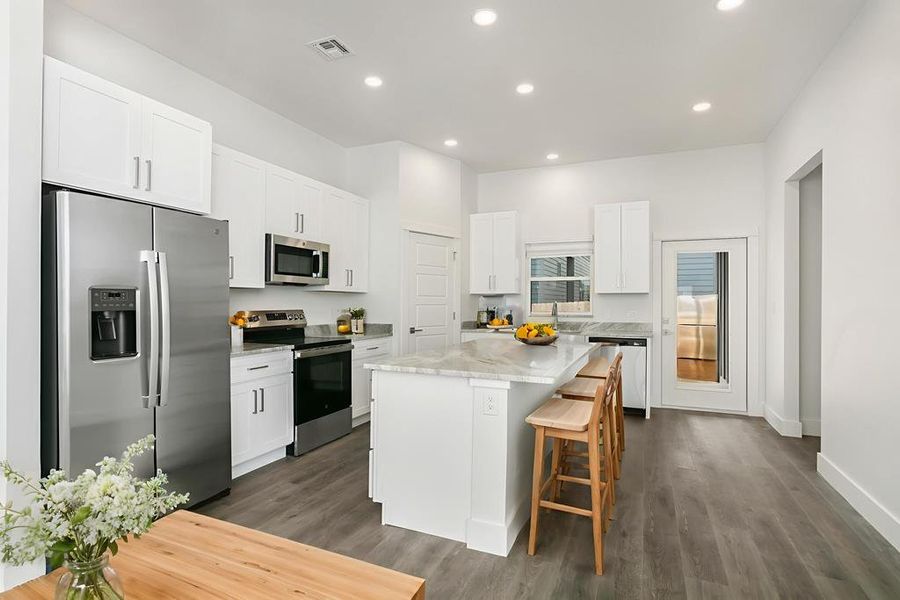 Furnished interior view inside a new home in , Fredericksburg (Image 9).