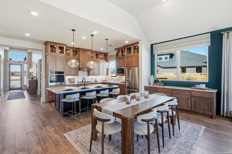 Furnished interior view inside a new home in Stillwater Ranch, San Antonio (Image 31).