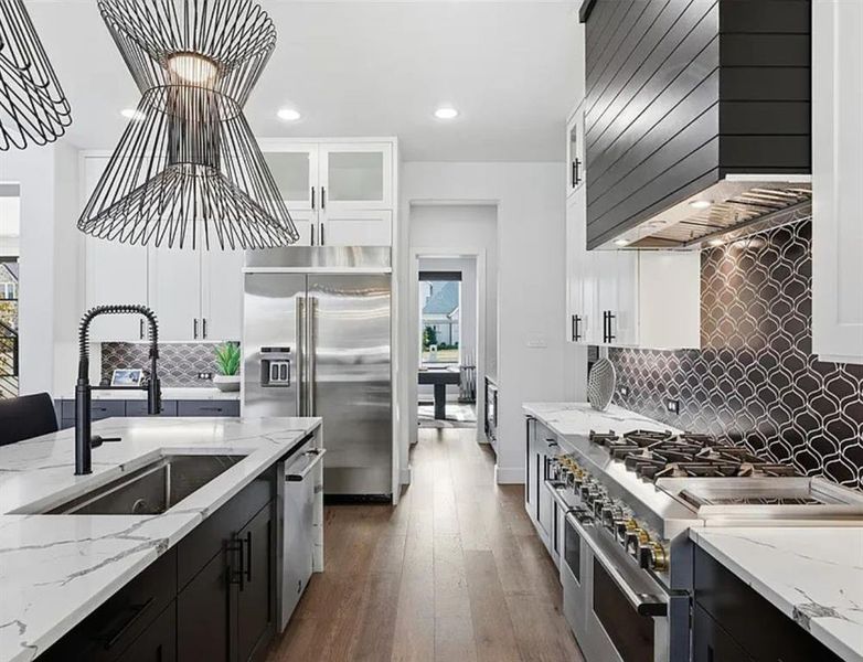 Furnished interior view inside a new home in , Aledo (Image 15). Furnished interior view inside a new home in , Aledo (Image 15).