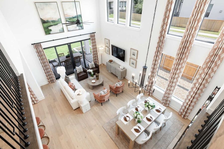 Representative Family Room - some options shown