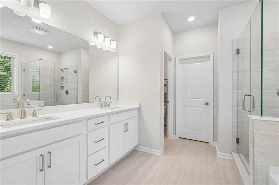 Furnished interior view inside a new home in Haley Station, Canton (Image 39).