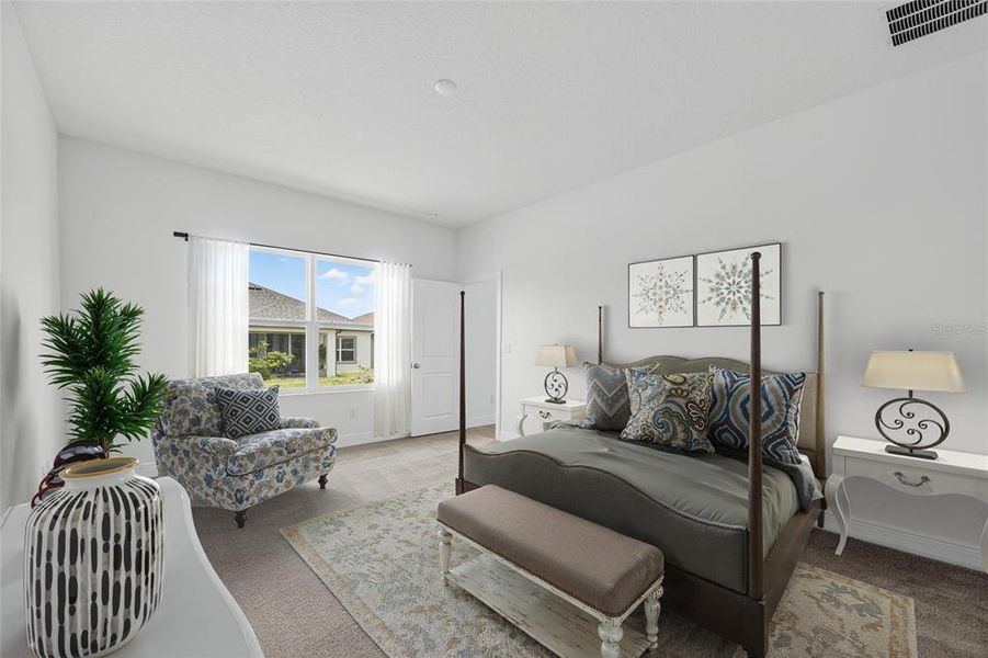 Furnished interior view inside a new home in Waterset, Apollo Beach (Image 17).