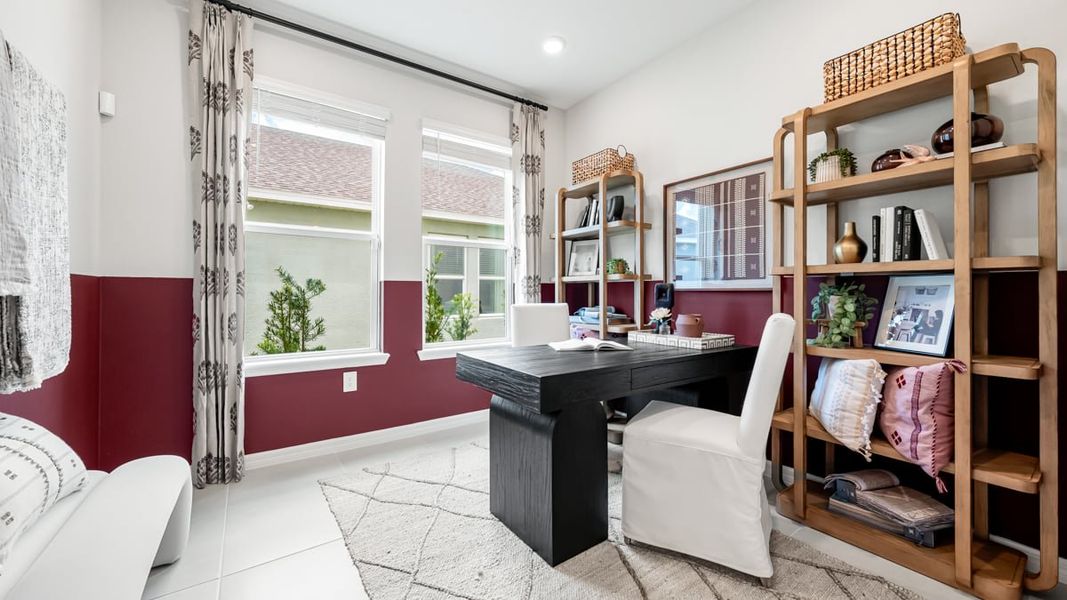 Representative furnished interior of a home built from the Anastasia by Taylor Morrison in Firethorn, Parrish (Image 17).
