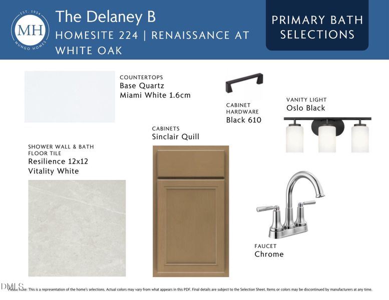 224 RWK FM 6 Primary Bath Selections