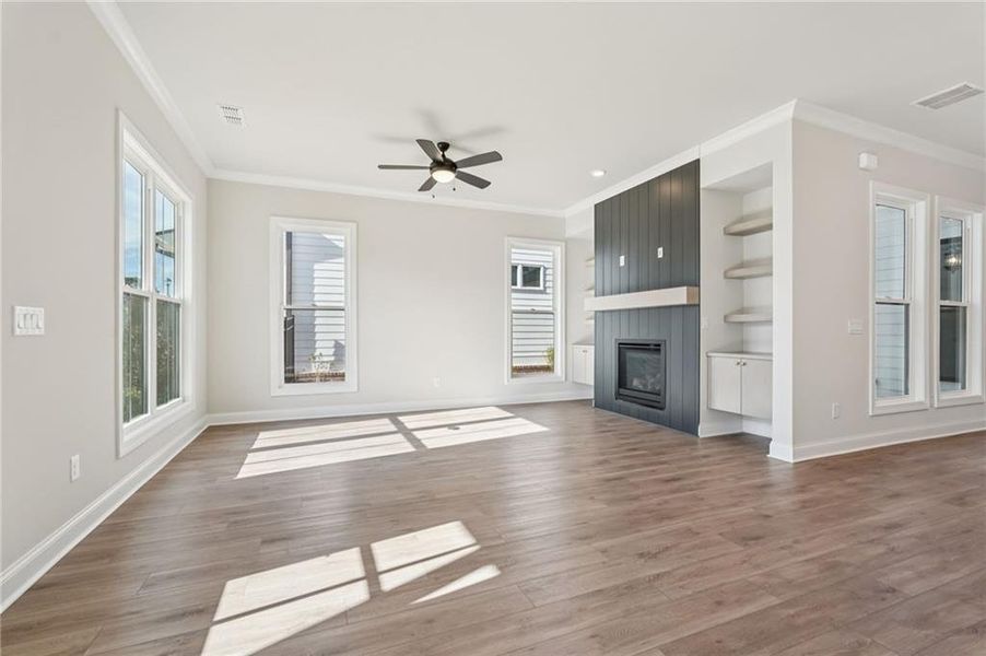 Spacious, unfurnished interior of a new home in Promenade at Sawnee Village, Cumming (Image 19).