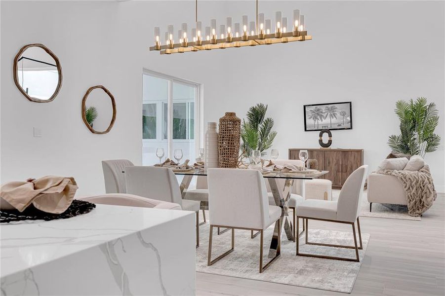 Furnished interior view inside a new home in , Windermere (Image 14).