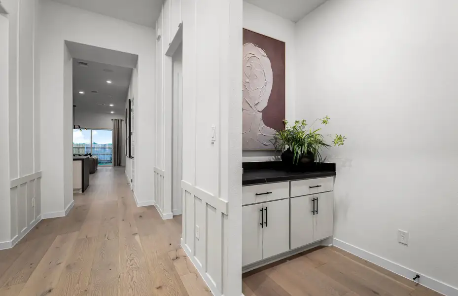 Representative furnished interior of a home built from the Doucette by Pulte Homes in Spring Branch Preserve, Montgomery (Image 14).
