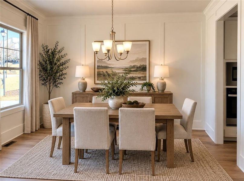 Furnished interior view inside a new home in , Jefferson (Image 12).