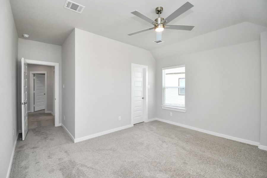 Generously sized secondary bedrooms featuring spacious closets, soft and inviting carpeting underfoot, large windows allowing plenty of natural light, and the added touch of privacy blinds for your personal retreat. Generously sized secondary bedrooms featuring spacious closets, soft and inviting carpeting underfoot, large windows allowing plenty of natural light, and the added touch of privacy blinds for your personal retreat.