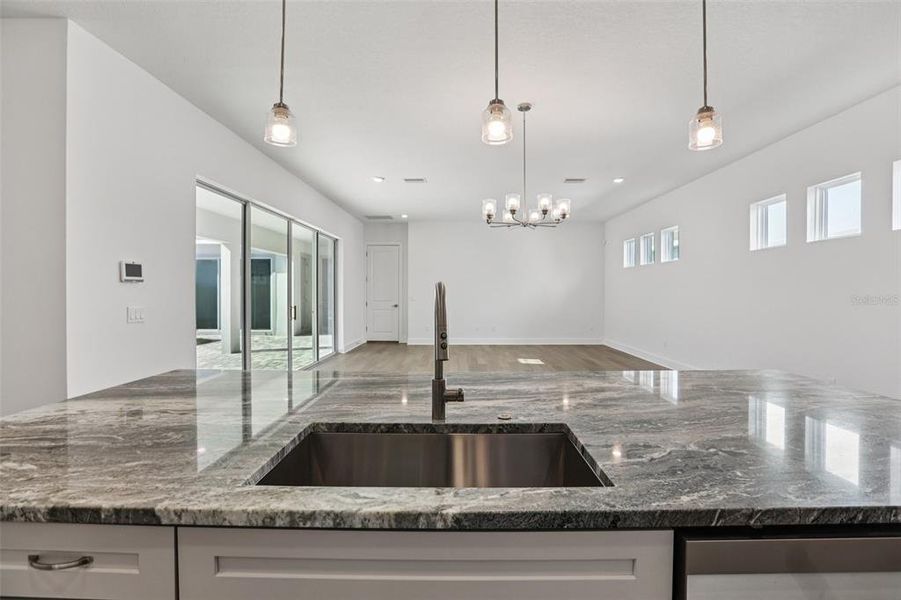 Furnished interior view inside a new home in Eagles Cove at Mirada, San Antonio (Image 14).