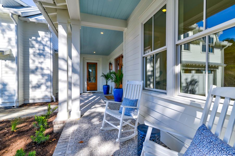 Exterior details and patio area of a home in , Mount Pleasant (Image 32).