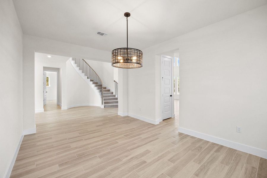 Spacious, unfurnished interior of a new home in Bridgeland, Cypress (Image 18).