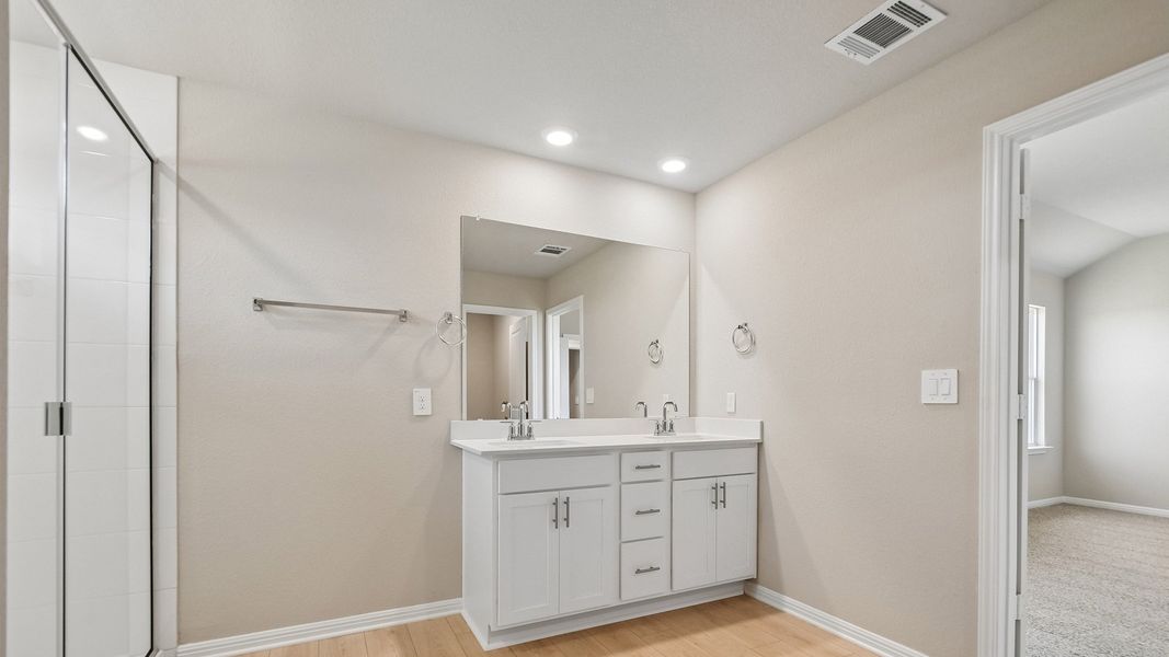 Furnished interior view inside a new home in Carillon, Manor (Image 13).