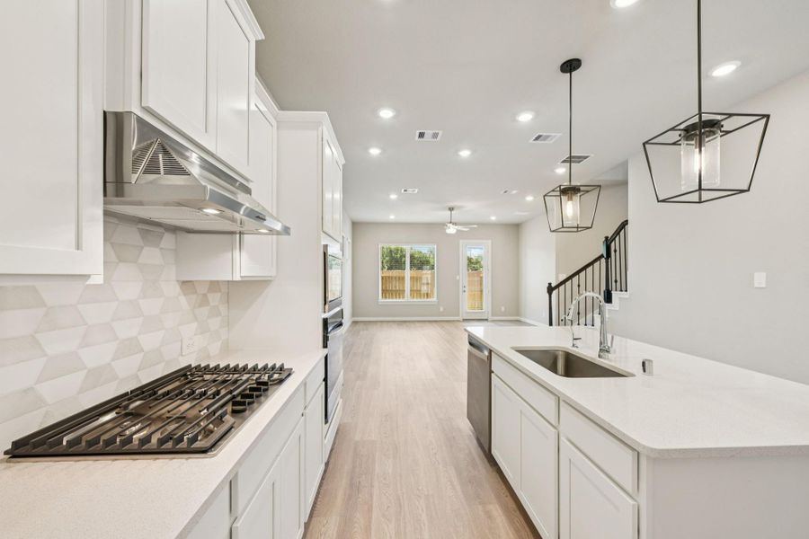 Furnished interior view inside a new home in Kemah Crossing - Luxe Series, Kemah (Image 18).