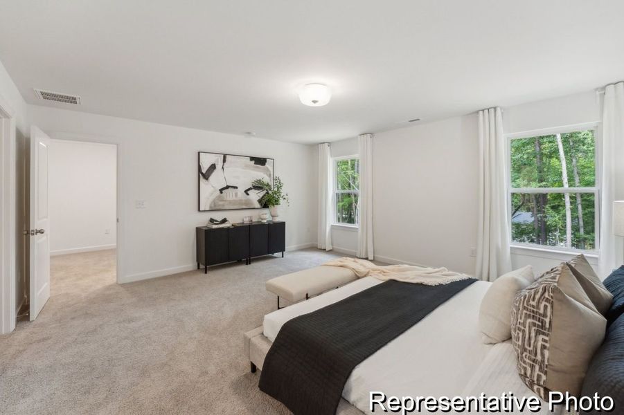 Furnished interior view inside a new home in Edgewater - Lakeview Point, Lancaster (Image 14).