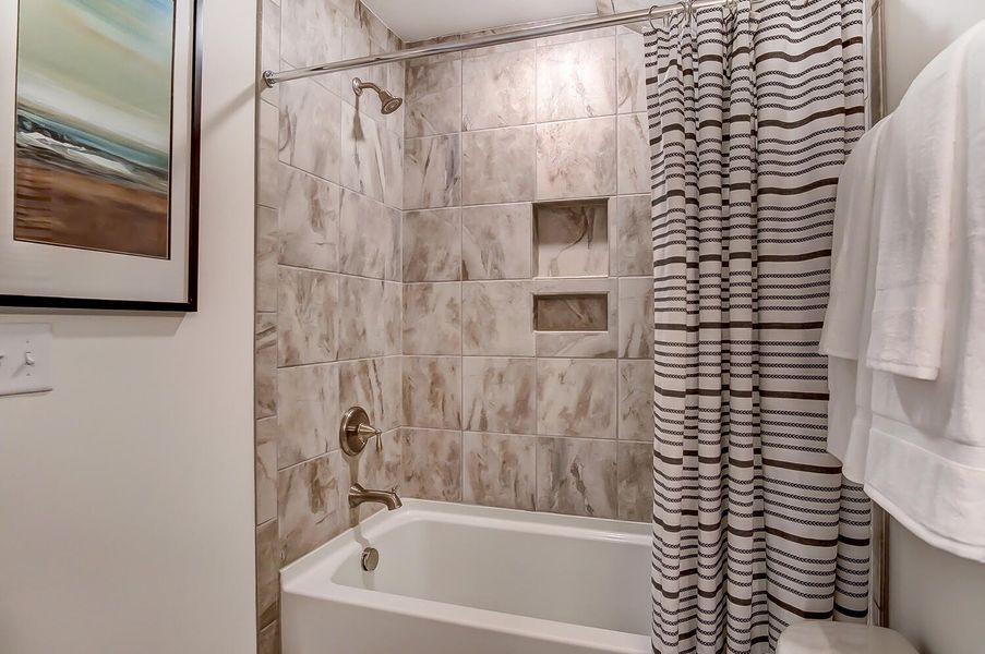 Furnished interior view inside a new home in The Enclave at French Quarter Creek, Huger (Image 23).