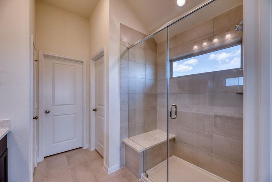 Furnished interior view inside a new home in Aldeana - Tejas Collection, Bonney (Image 7).