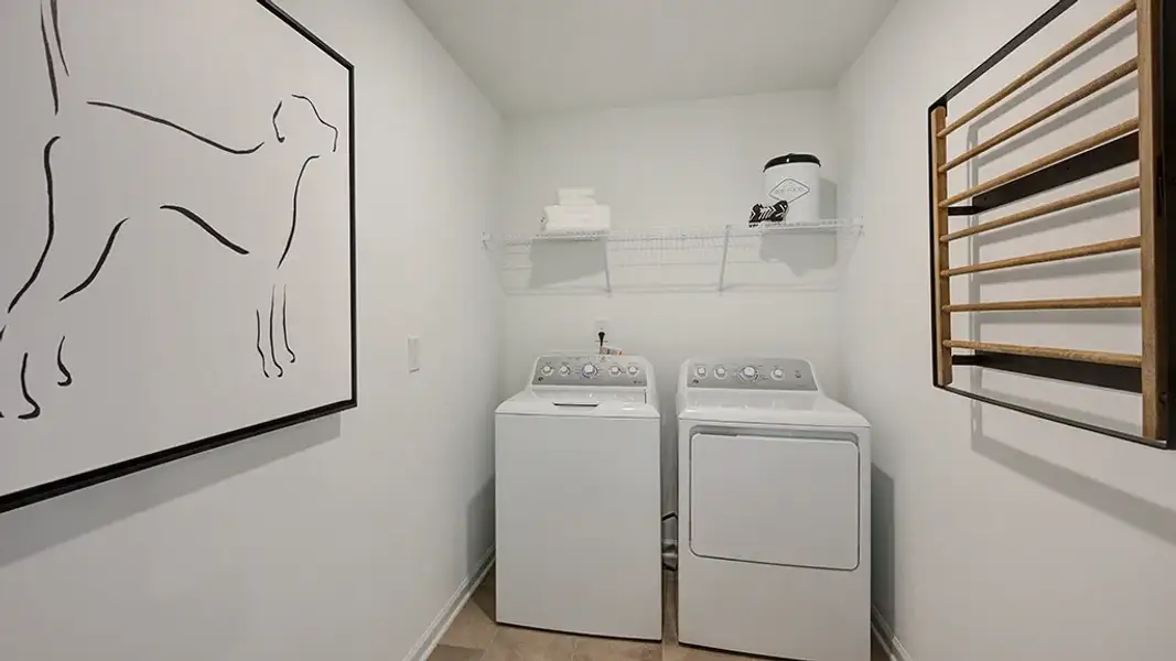 Furnished interior view inside a new home in Camden, Angier (Image 28).