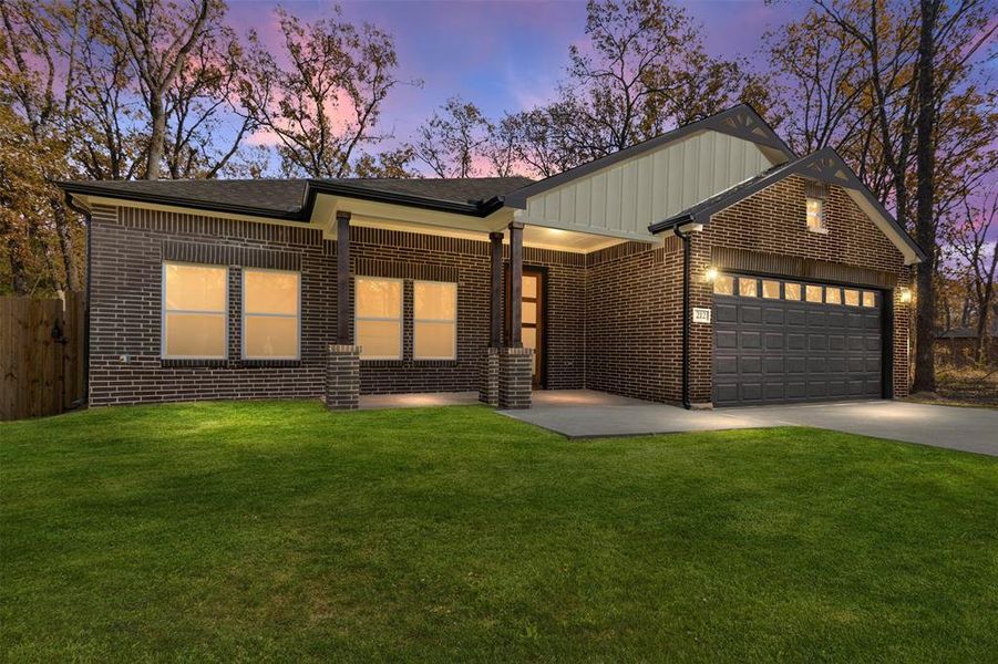 Front exterior of a new home in , Trinidad, TX, highlighting curb appeal (Image 1). Front exterior of a new home in , Trinidad, TX, highlighting curb appeal (Image 1).