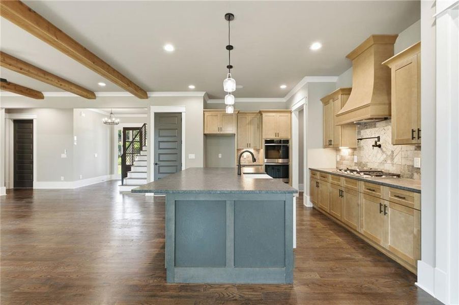 Furnished interior view inside a new home in , Flowery Branch (Image 7). Furnished interior view inside a new home in , Flowery Branch (Image 7).