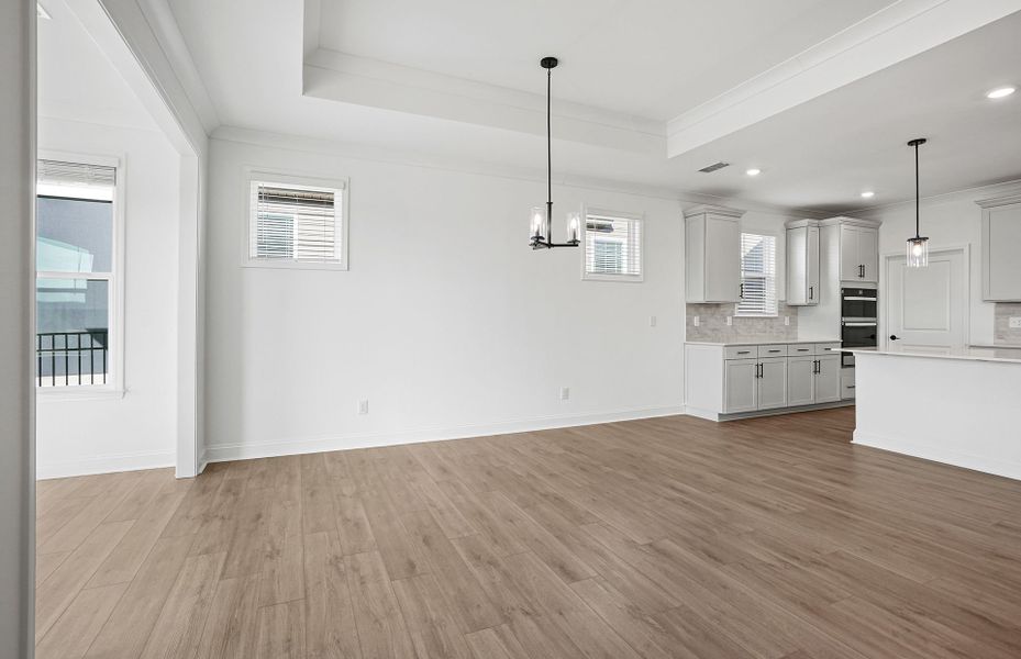 Spacious, unfurnished interior of a new home in Carolina Riverside, Belmont (Image 59).