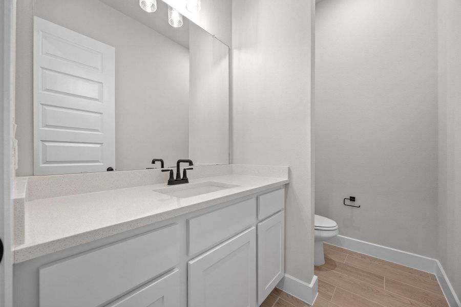 Furnished interior view inside a new home in Santa Rita Ranch - 60', Liberty Hill (Image 12). Furnished interior view inside a new home in Santa Rita Ranch - 60', Liberty Hill (Image 12).