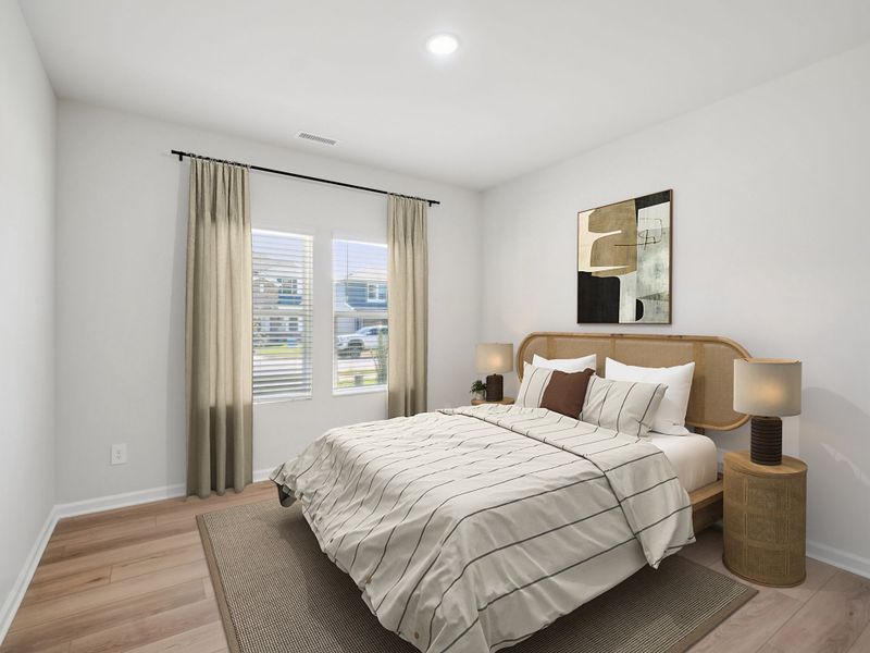 Furnished interior view inside a new home in Marshburn Landing - Signature Series, Wendell (Image 10).