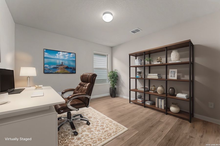 Furnished interior view inside a new home in Mesquite Ridge, San Antonio (Image 7).