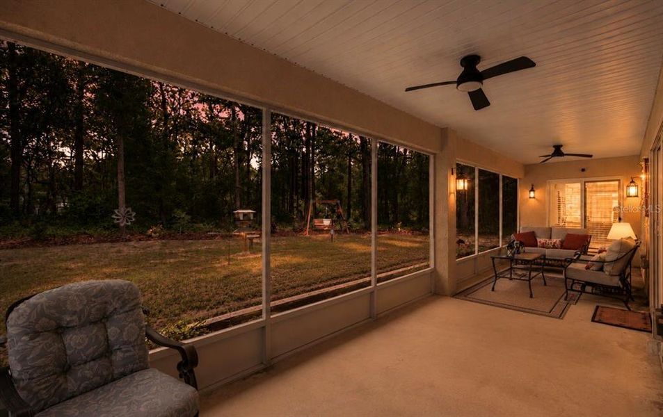 Exterior details and patio area of a home in , Citrus Springs (Image 30).
