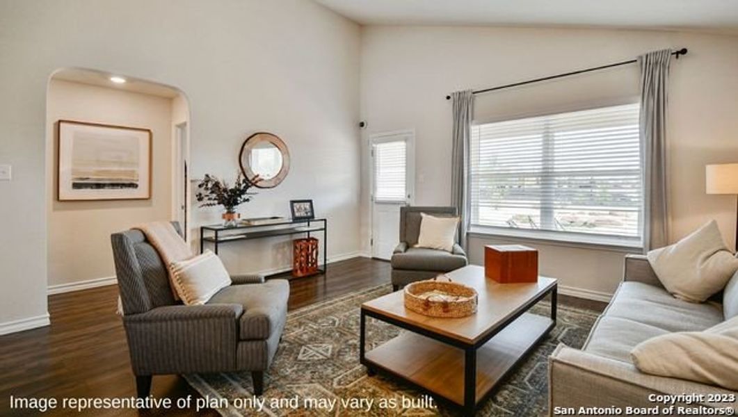 Furnished interior view inside a new home in The Canyons at Amhurst, San Antonio (Image 4).