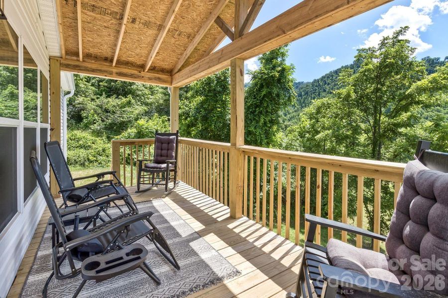 Exterior details and patio area of a home in , Weaverville (Image 23). Exterior details and patio area of a home in , Weaverville (Image 23).