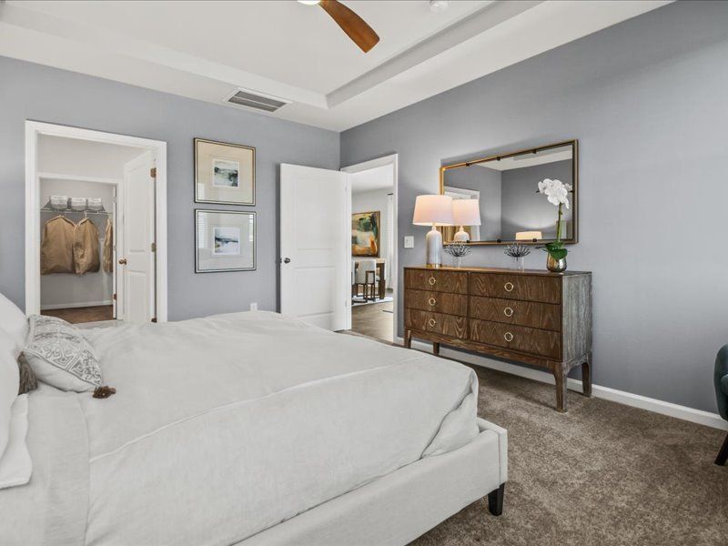 Furnished interior view inside a new home in Wyndermere, Greenville (Image 8).
