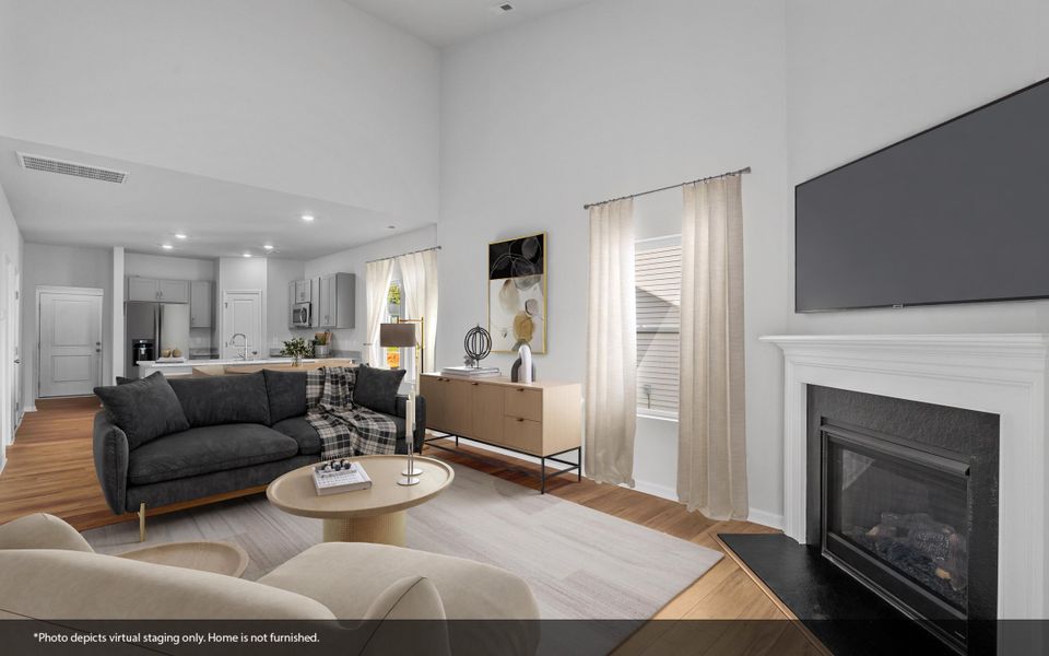 Furnished interior view inside a new home in Hanes Lake, Winston-Salem (Image 7).