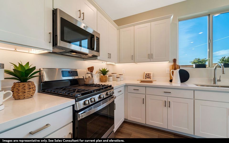Representative furnished interior of a home built from the Tempe by CastleRock Communities in Rancho Mirage, Maricopa (Image 13).