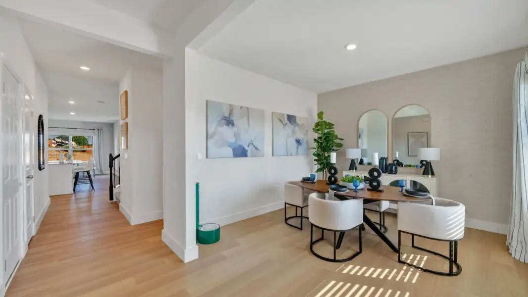 Furnished interior view inside a new home in Millstone Village, Morristown (Image 16).