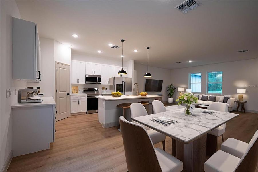 Furnished interior view inside a new home in , Sorrento (Image 13).