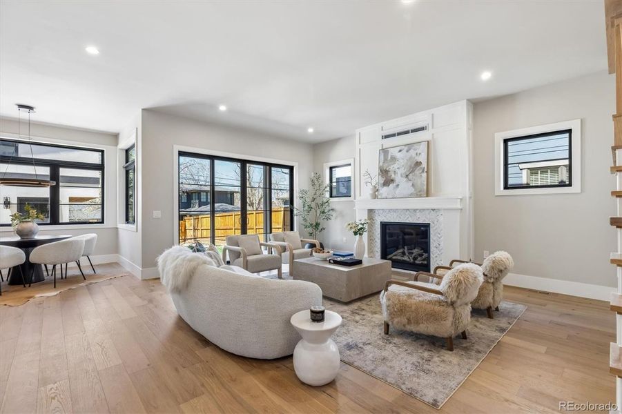 Furnished interior view inside a new home in , Denver (Image 3).