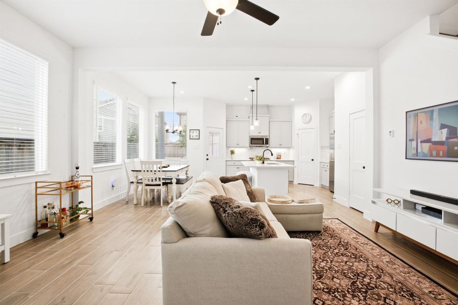 Furnished interior view inside a new home in , Cypress (Image 13).
