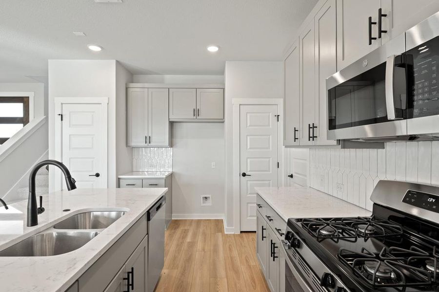 Furnished interior view inside a new home in Park Central, Georgetown (Image 6).