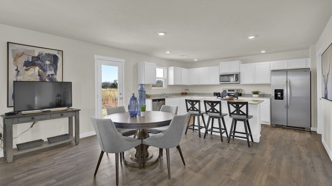Representative furnished interior of a home built from the Hanover by D.R. Horton in The Preserve at Davis Place, Athens (Image 24).