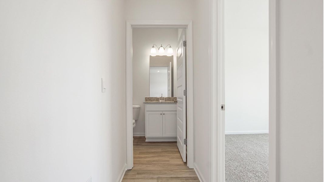 Representative unfurnished interior of a home built from the Cary by D.R. Horton in Owl's Head East, Freeport (Image 24). Representative unfurnished interior of a home built from the Cary by D.R. Horton in Owl's Head East, Freeport (Image 24).