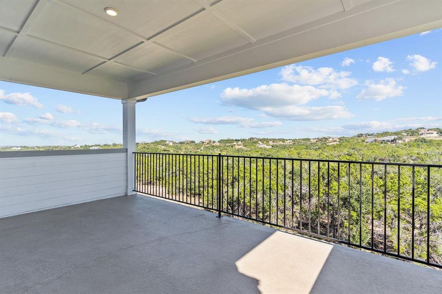 Covered Porch View