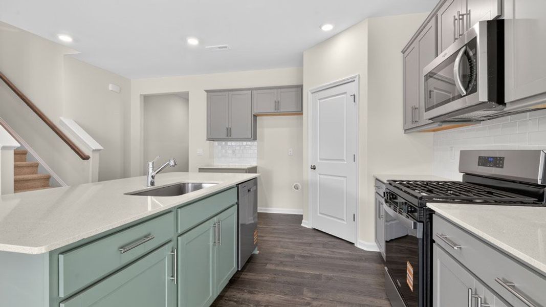 Furnished interior view inside a new home in Honeycutt Oaks, Angier (Image 8).