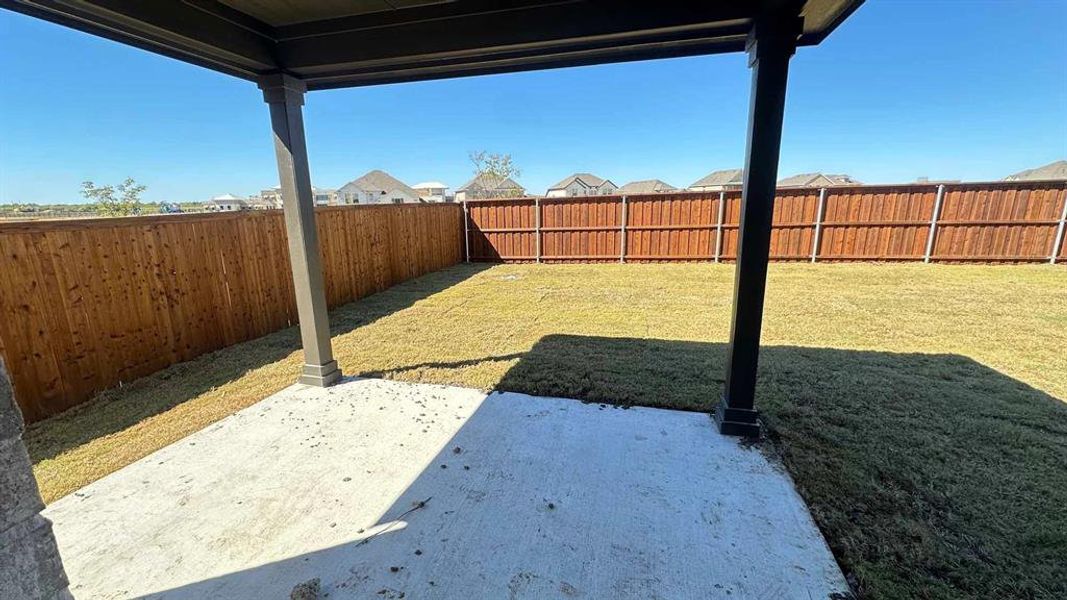 Covered Patio Construction Progress
