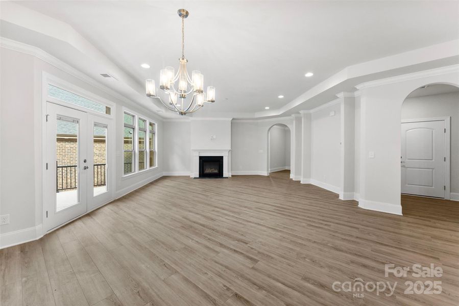 Spacious, unfurnished interior of a new home in The Courtyards on New Hope, Gastonia (Image 18).