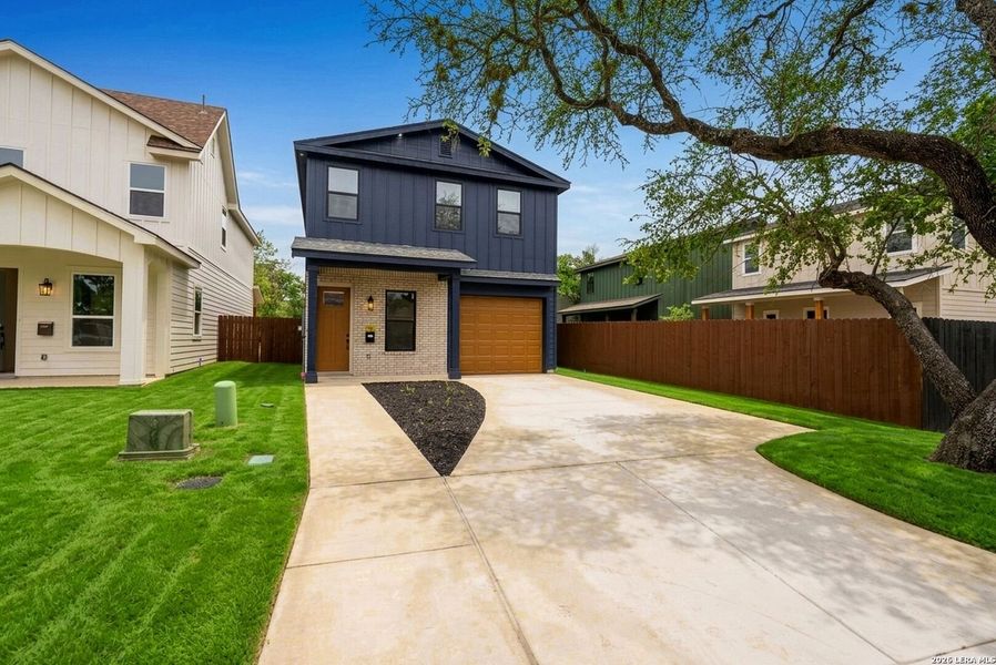 Front exterior of a new home in , San Antonio, TX, highlighting curb appeal (Image 29).