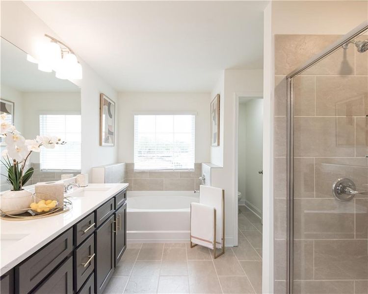 Furnished interior view inside a new home in Highland Park, Stonecrest (Image 34). Furnished interior view inside a new home in Highland Park, Stonecrest (Image 34).