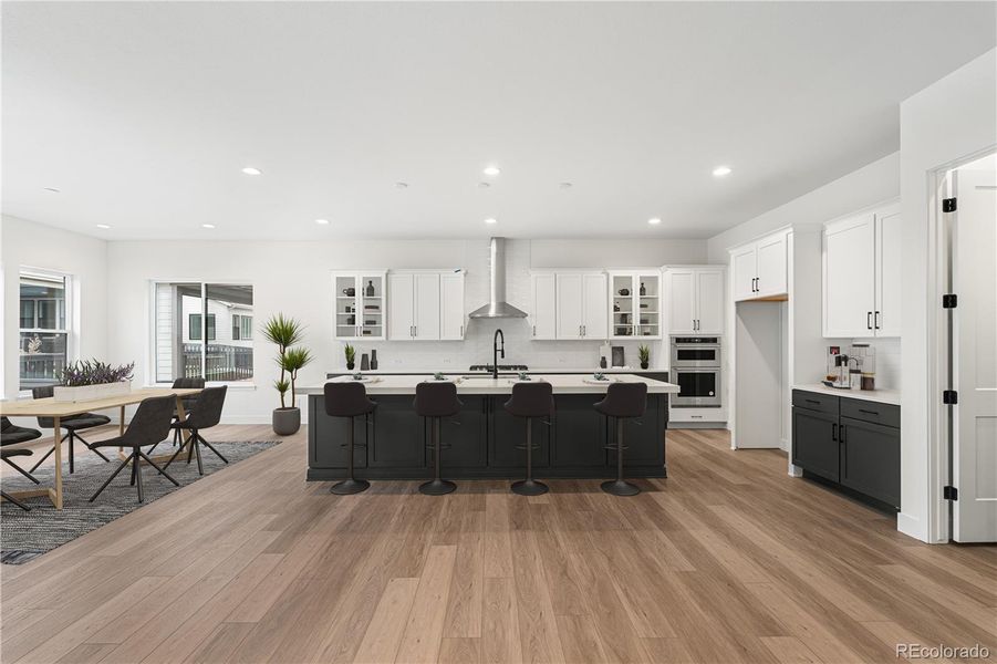 Furnished interior view inside a new home in Reflection at Solstice, Littleton (Image 13).