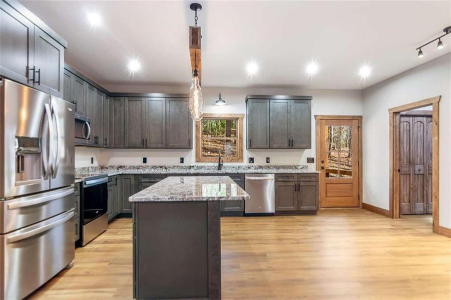 Furnished interior view inside a new home in , Ellijay (Image 7).